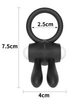 Power Clit Silicone Rabbit Cock Ring Pink | Vibrator - Image 3