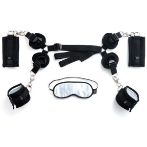 Fifty Shades of Grey - Bed Restraints Kit Black