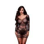 Baci - Longsleeve Lace Mini Dress One Size