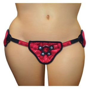Sportsheets - Red Lace & Satin Corsette Plus Size
