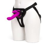 Happy Rabbit - Vibrating Strap-On Harness Set Purple