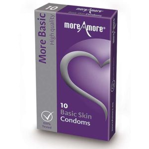 MoreAmore - Condom Basic Skin 10 pcs