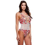 Baci - White Floral & Lace Teddy M/L