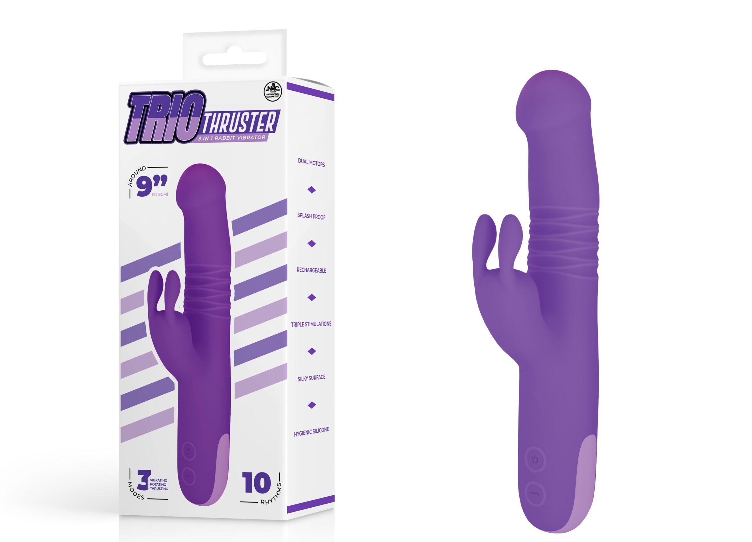 Trio Thruster 3 in 1 Rabbit | Vibrator - Image 2