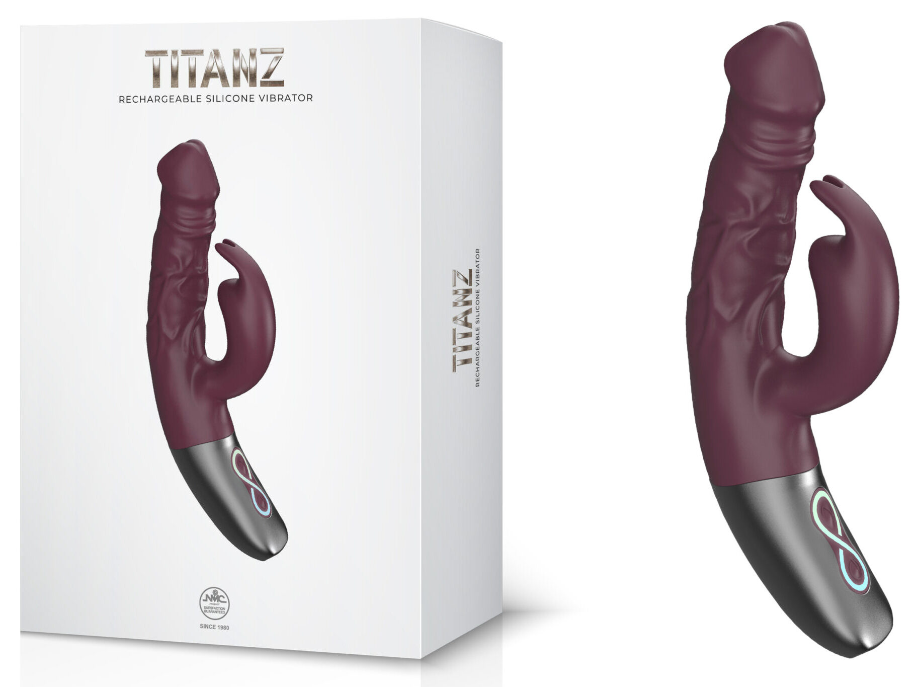 Titanz Rechargeable Silicone Rabbit | Vibrator